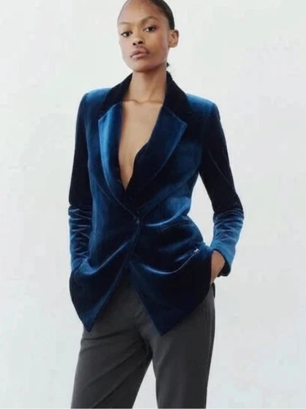 Forever21 velvet blazer